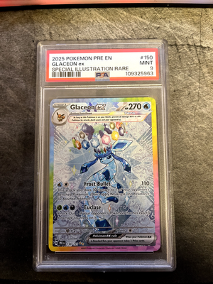 ポケモンカードゲーム Pokemon card #150 Glaceon Glaceon ex 150/131 Sv: Prismatic Evolutions Holo for sale online