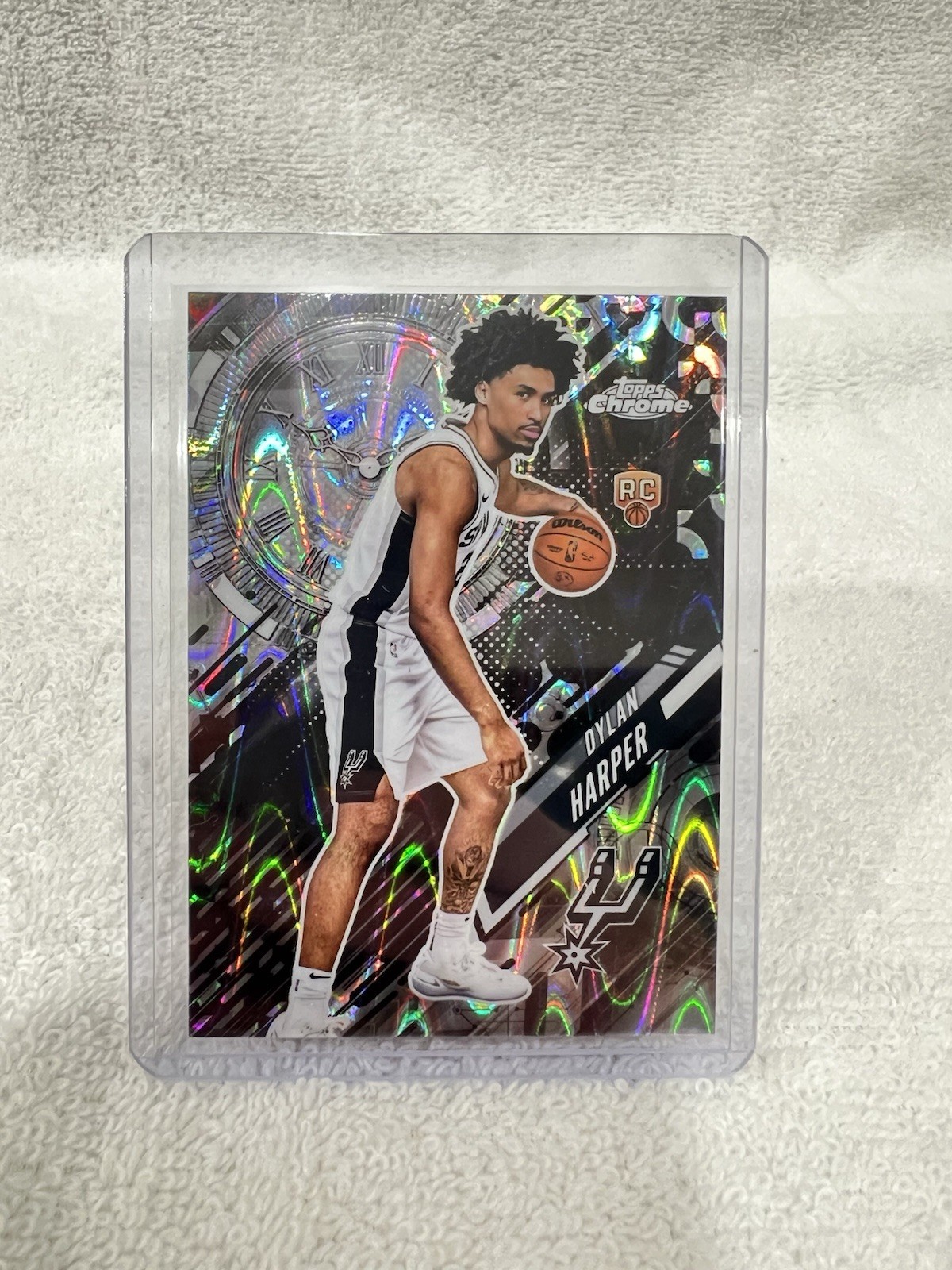 2025-26 Topps Chrome Dylan Harper Go Time RayWave Refractor Rookie Card GT-17 RC