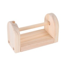 Reusable Wooden Tape Stand Desk Dispenser for Kids Crafts Classroom and Office
