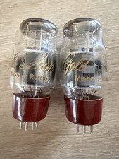 Pair Genalex Gold Lion KT66 Vacuum Tubes