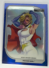 2026 Upper Deck Platinum Dc Power Girl 17 Blue Rainbow