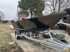 Barca Marine, motore Yamaha, carrello Cresci con Verricello Elettrico