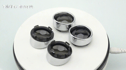 For Harley Softail Dyna 4PCS Smoke Lens Turn Signal Covers w/Chrome Visor Bezels - Picture 19 of 19