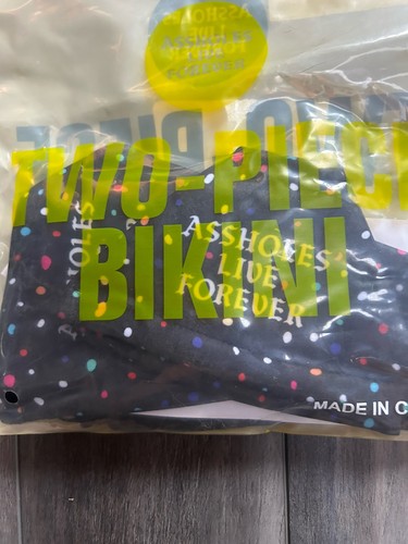 Lot Of 4 NIP A$$holes Live Forever ALF Triangle Top Tie-Side Bottom Bikinis RARE - Picture 4 of 6