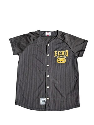 Vintage Ecko Unltd Y2k schwarz Baseball Trikot Small 72 It Takes A Nation 
