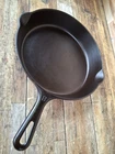 Vintage Griswold Cast Iron No. 8 Small Block Logo Skillet 10.5” 704AF Erie, PA