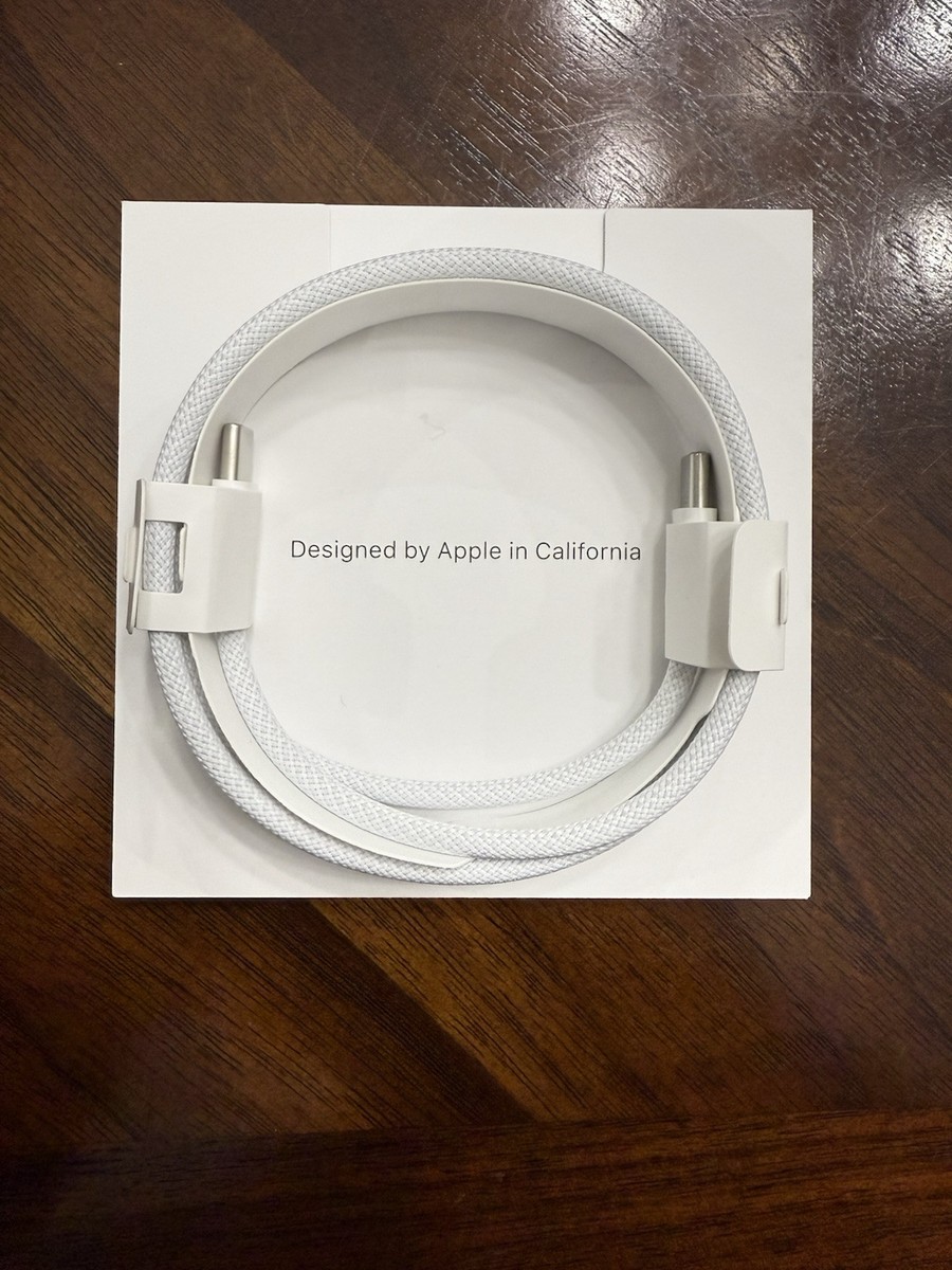 Official Apple A2795 60W Braided WOVEN USB-C to C 1m Charge and