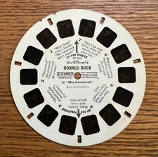 Vintage Sawyer s View-Master Reel Donald Duck RP 2151 Sky Hammock No Sleeve