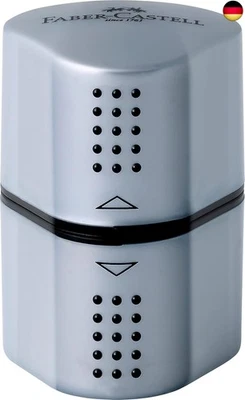FABERCASTELL Faber-Castell 183800 - Dosenspitzer Grip silber schwarz