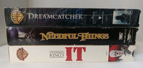 Vintage Stephen King Horror Lot Of VHS Tapes/Videos