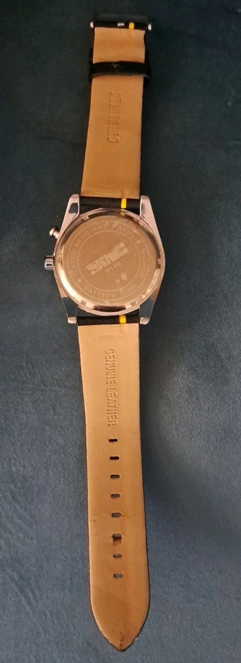 ⌚SKMEI Reloj Pulsera Hombre Estilo Ferrari Cuarzo Correa Cuero Con Indicador de Fecha⌚️ Foto 2 de 4