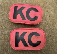 Two Kc 4 14 X 7 Rectangular Light Covers Faded Pink See Photos Used Two Kc 4 14 X 7 Rectangular Light Covers Faded Pink See Photos Used