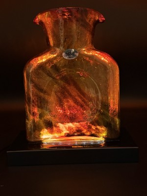 Blenko Lamp/Nightlight SPECIAL EDITION MARS Helios 384 Water Bottle ~1st Quality