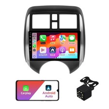 Estéreo de auto 2+32G Android 12 Doble Din para Nissan Versa Note 2014-2018 con 9 pulgadas