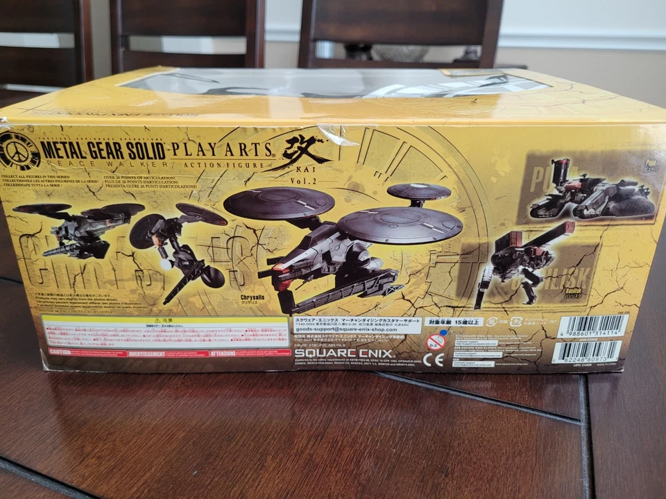 Figura Metal Gear Solid PEACE WALKER Chrysalis Play Arts Square Enix [VENDEDOR DE EE. UU.] Foto 4 de 4