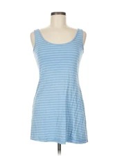 Moda International Women Blue Casual Dress 8