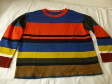 Hessnatur Pullover Damen Gr.L-XL 100%Schurwolle bunt top