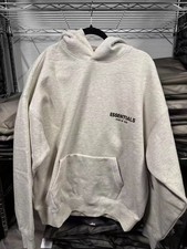 Authentic Essential Fear or God Light Oat Hoodie Small Brand New with Tag