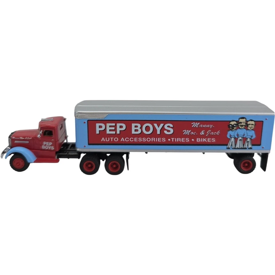 Remolque tractor Peterbilt Matchbox Collectibles Pep Boys 1939 diecast con caja Foto 2 de 4