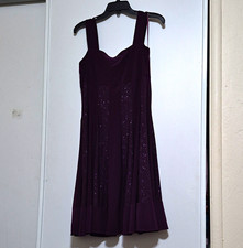 R M Richards Purple Dress Suit with Jacket Set, Size 12 Regular