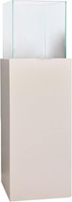 Windlicht CANDELA Alu-Verbund 25x25x100 cm Silber Metallic Rechteckig