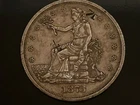 1873-S Trade Dollar $1 Silver Coin KM#108 0.900 Fine Business Strike