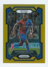 2023-24 Odsonne Edouard Panini Prizm Gold Crystal Palace Soccer Card 10/10