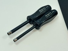 Snap-on Tools USA NDDM60 6mm, NDDM70 7mm Metric Nut Driver Hard Black Handle Set