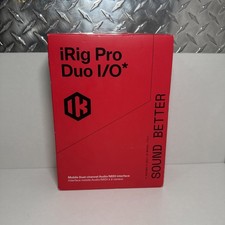 NEW iRig Pro Duo I/O USB audio interface, TRS balanced  headphones outputs