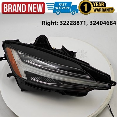 RIGHT PASSENGER SIDE LED HEADLIGHT WITH AFS ADAPTIVE 32228871, 32404684