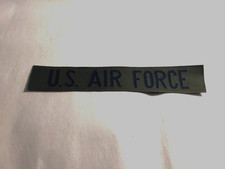 "US Air Force" / USAF Name Tape Green/Dk. Blue 6-1/4" x 1" sew on