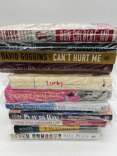 Self Help Bundle books set of 11 ,4 of them paperback,7 of them hardcover