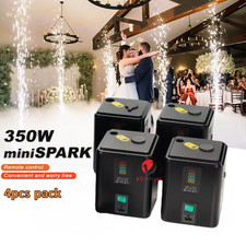 4PCS 350W Mini Cold Spark Firework Machine Stage Effect Machine Party Disco