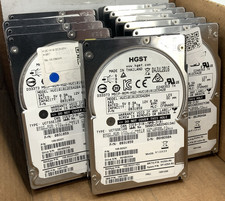 Lot of 10 - HGST IBM 1.2TB 10K 12Gb/s SAS 2.5" HDD | HUC101812CS4204, 0B31859