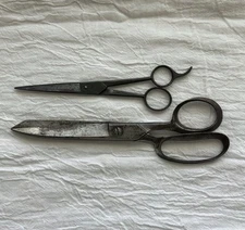 Vtg Scissors Lot Rossmore Kipp Bros Co (Indianapolis) & Bailey’s Germany Barber