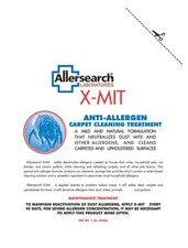 Allersearch X-Mit Anti-Allergen Carpet Cleaning Powder