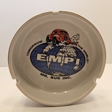 Rare Vintage Mr Bug Inc Empi Volkswagen VW Ashtray Trinket Dish Ceramic 