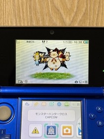 Nintendo 3DS Cobalt Blue Console CTR-001 Works Tested Japan