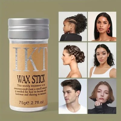 Hair Wax Stick, Wax Stick for Hair, Non-greasy Styling Edge Control Pomade Stick