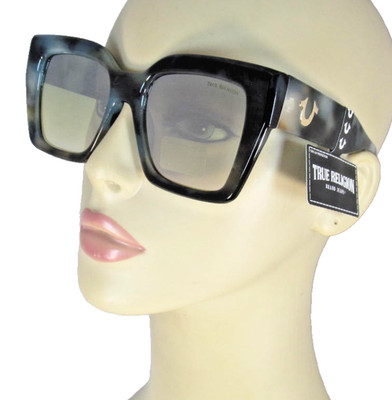 TRUE RELIGION Womens Marbled Oversized Classic Sunglasses TR56395-1EU1-FNG-W