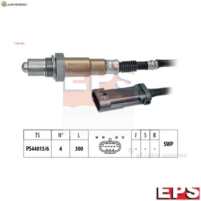 LAMBDASONDE 1.997.281 FÜR RENAULT CLIO/MIO/II/Mk LOGAN LUTECIA TONDAR/90 1.4L