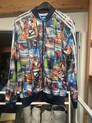 Adidas Originals Bomberjacke mit Foto-Print - Größe L