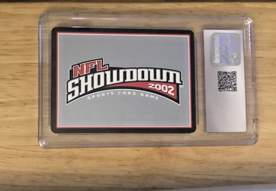 2001 NFL Showdown 1st & Goal #104 Reggie Wayne Rookie CGC 9.5 - Image 2 of 2