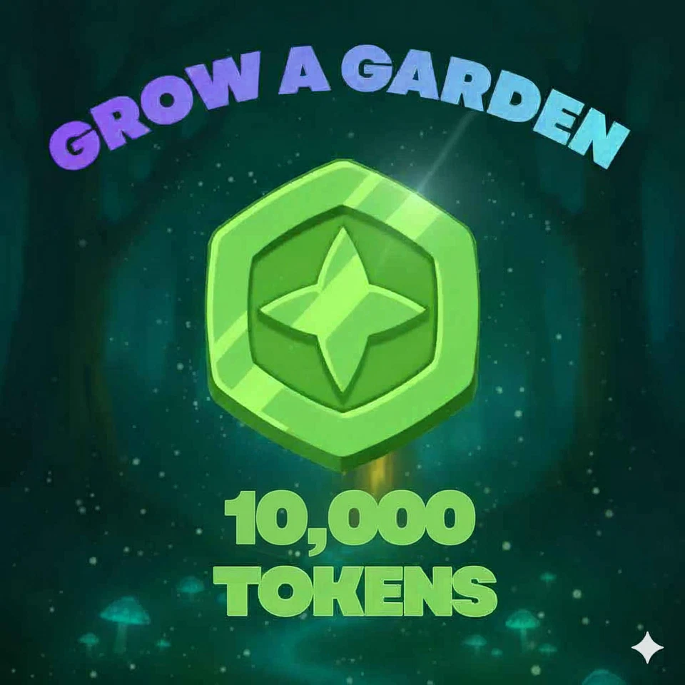 ROBLOX CORPORATION 10,000 Tokens - Grow A Garden - Cheap and Fast Delivery!