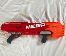 NERF N-Strike MEGA TwinShock Dart Blaster Red/Orange MPN A4368 2013