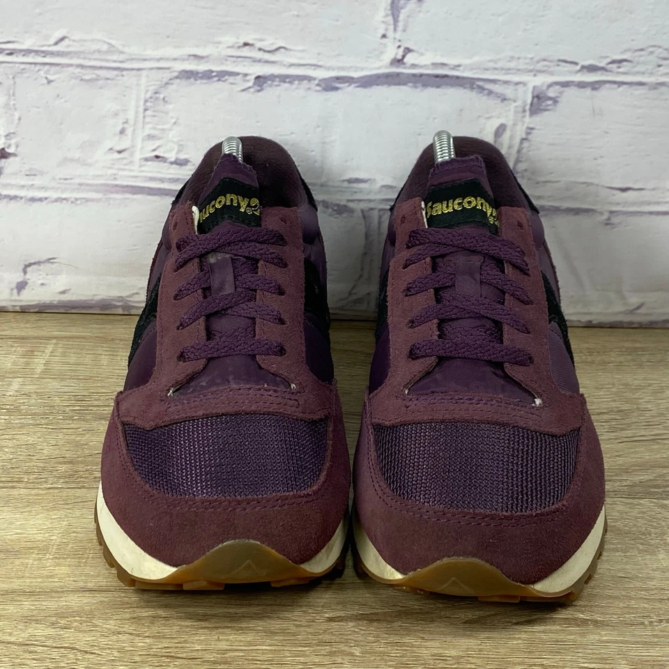 Saucony Jazz Original Vintage Purple Gum Sneakers Men's Size 8.5 Retro Suede - Image 2 of 4