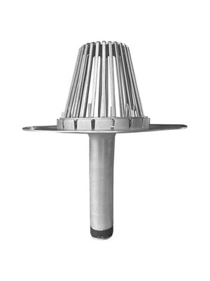 NEW Aluminum Retrofit Roof Drain 3'' 4'' 5'' 6'' Flat Roof Drain w/ Dome
