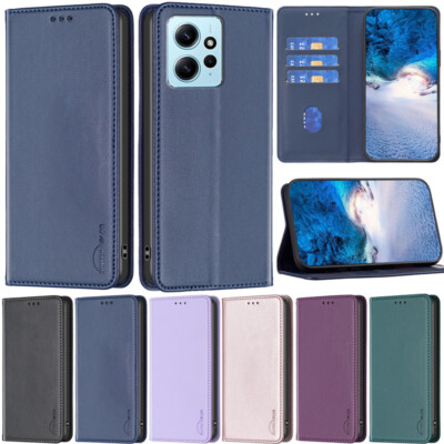 Book Wallet Leather Flip Cover Case For Xiaomi 14T Redmi 13C 14C Note 13 Note 14