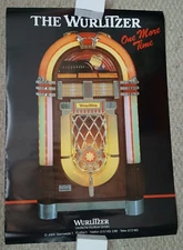 Vintage Wurlitzer ONE MORE TIME Jukebox Poster 24" x 32" In Original Tube RARE!