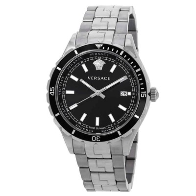 Versus by Versace Hellenyium Quartz Black Dial Men's Watch VE3A00520